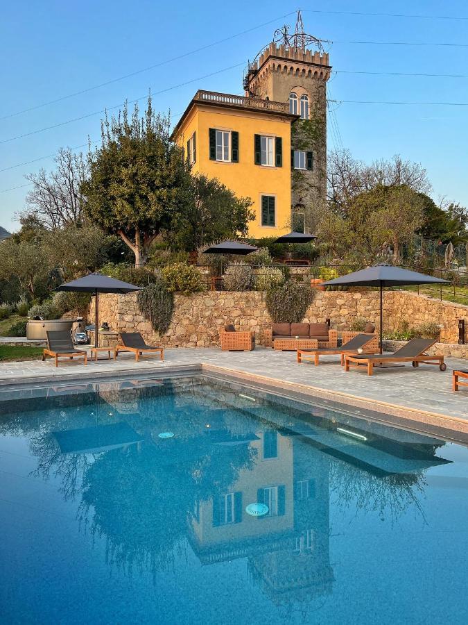 Villa Torre Scribanti Sestri Levante Exterior foto